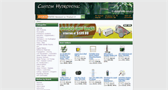 Desktop Screenshot of customhydroponic.com